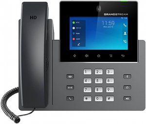 Grandstream Gxv3450 16 Line Android Ip Phone, 16 Sip Accounts, 1280 X 800 Colour Touch Screen, 2mb Camera, Built In Bluetooth+wifi, Powerable Via Poe