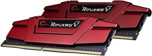 G.SKILL Ripjaws V Series F4-2400C15D-8GVR 8GB (4GBx2) DDR4 2400 MHz C15 1.2 V Memory Kit - Blazing Red