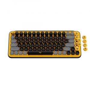 Logitech 920-010577 Pop Keys Wireless Mech Keyboard - Yellow