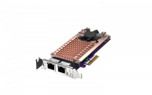 Qnap QM2-2P2G2T Dual M.2 2280 Pcie Nvme Ssd & Dual-port 2.5gbe Expansion Card