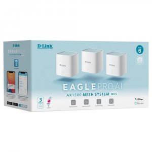 D-link M15-3pk M15-3pk Eagle Pro Ai Ax1500 Mesh System (3-pack)