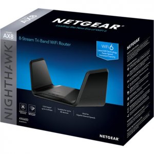 Netgear AX6600 AX8 8-Stream Tri-Band WiFi 6 Router RAX70-100APS