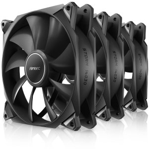 Antec Storm 140mm T3 Pwm Fdb Fan, High Airflow 112 Cfm, Air Pressure 2.7, Noise Level 33.69 Woven Cable, Pmw Daisy Chain Design, 3 Yrs Warranty
