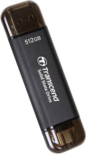 Transcend 512GB ESD310 USB 3.2 Gen 2 Portable SSD (Black)