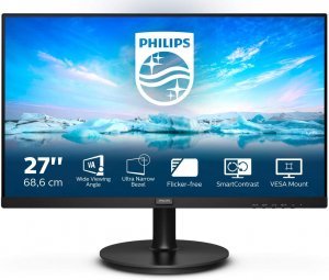 Philips 271V8LA - 27 Inch FHD Monitor, 75Hz, 4ms, IPS, Speakers Display Monitor