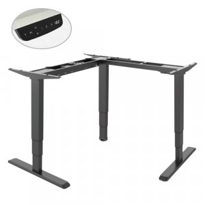 Brateck Triple Motor L-shape Electric Sit-stand Desk (reversed)