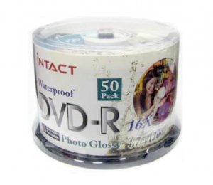 Intact Dvd-r / 16x / 50 Cake / Waterproof / Wp1650