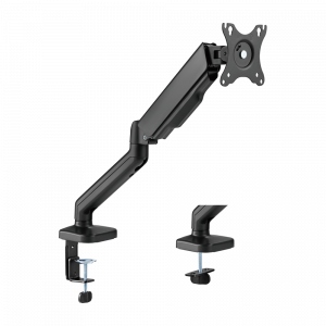 Brateck Cost-effective Spring-assisted Monitor Arm Fit Most 17'-32' Monitor Up To 9kg Vesa 75x75,100x100(black)