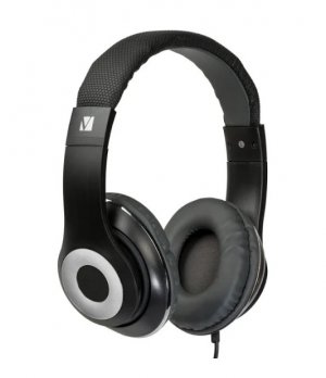 Verbatim 65066 Over-ear Classic Audio Headphones - Blac