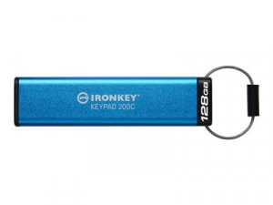 KINGSTON 128gb Usb-c Ironkey Keypad 200c| Fips 140-3 Lvl 3 (pending) Aes-256