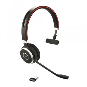 Jabra EVOLVE 65 MS Mono Headset with Charging Stand (6593-823-399)