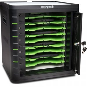 Kensington Universal Tablet Charge & Sync Cabinet - Black 67862