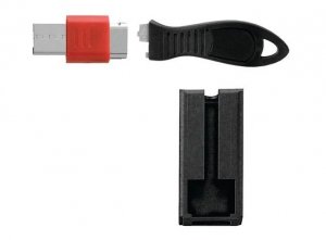 Kensington 67915 Usb Port Blocker W/cable Guard - Square