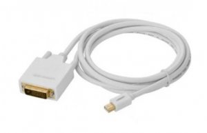 Ugreen Mini Dp To Dvi 24+1 Cable White 2m 10405