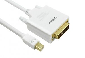 Ugreen 10425 Mini Dp To Dvi Cable White 3m