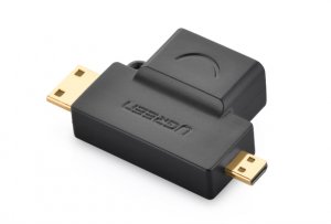 Ugreen Micro Hdmi + Mini Hdmi Male To Hdmi Female Adapter / 20144