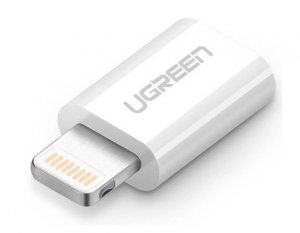 Ugreen Micro Usb To 8 Pin Lighting Adapter White 20745