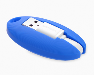 Ugreen Portable Micro Usb Key Chain Cable - Blue-30309  