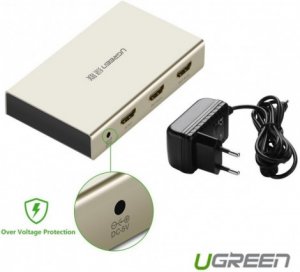 Ugreen 40276 1x2 Hdmi Amplifier Splitter - Zinc Alloy