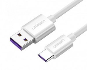 Ugreen 40888 5a Supercharge Usb To Usb C Cable White 1m