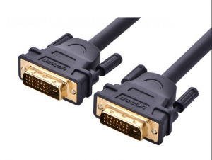 Ugreen 11607 Dvi ( 24+1) Male To Male Cable 3m Black