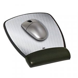 3m Mw309le Leatherette Gel Mouse Pad Wrist Rest
