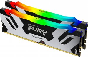Kingston Fury Renegade Black RGB XMP 96GB 6400MT/s DDR5 CL32 DIMM Desktop Gaming Memory (Kit of 2) - KF564C32RSAK2-96