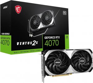 MSI GeForce RTX 4070 Ventus 2X 12G OC Video Card