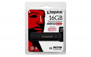 Kingston 16GB DT4000 G2 256 AES USB 3.0