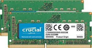 Crucial RAM 64GB Kit (2x32GB) DDR4 3200MHz CL22 Laptop Memory CT2K32G4SFD832A