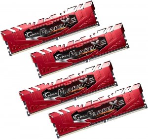 G.Skill 32GB (4x8GB) DDR4-2400MHz Memory F4-2400C16Q-32GFXR