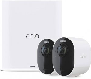 Arlo Ultra 2 Spotlight Camera # 4K UHD & HDR # 2 camera system (VMS5240-200AUS)
