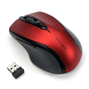 Kensington 72422 Pro Fit Mid-Size Wireless Mouse RED