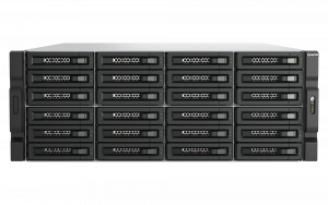 QNAP TL-R2400PES-RP 24-bay 4U rackmount PCIe interface SATA JBOD expansion enclosure for petabyte-scale