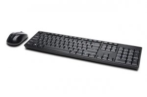 Kensington 75230 Pro Fit Low-Profile Wireless Desktop Keyboard Mouse Combo