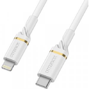 Otterbox Lightning To Usb-c 1 Meter Fast Charge Mfi / Usb Pd Cable -  Cloud Dust White