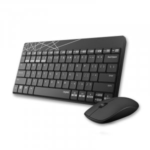 Rapoo 8000M Compact Wireless Bluetooth Keyboard and Mouse Combo