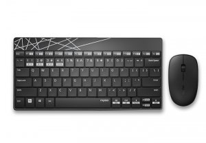 Rapoo 8000m Compact Wireless Multi-mode Bluetooth, 2.4ghz, 3 Device Keyboard And Mouse Combo