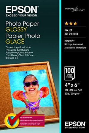 Epson C13s042548 Photo Paper Glossy 4x6 100 Sheet
