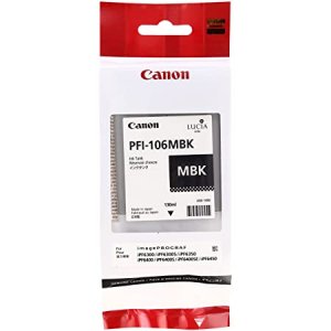 Canon Pfi-106mbk Lucia Ex Matte Blac K Ink For Ipf6300ipf6300sipf Short Dated Ink