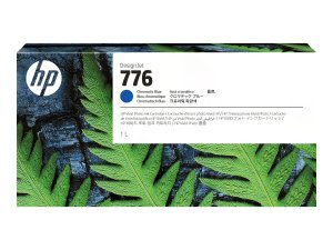 Hp 1xb04a 776 1l Chromatic Blue Ink Cartridge 