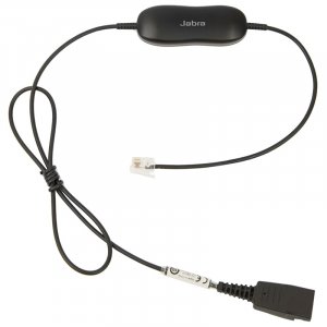 Jabra GN1216 QD to RJ9 Avaya Straight Cord 88001-03