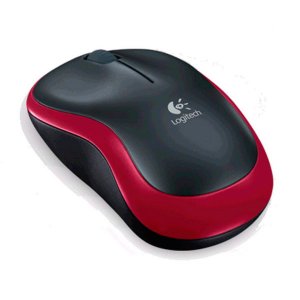 Logitech Wireless Mouse M185 - Red 910-002503