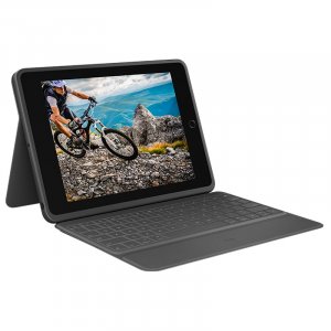 Logitech Rugged Folio Keyboard Case with Bluetooth for iPad 7th & 8th Generation 920-009458