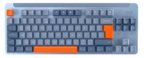 Logitech 920-011221 K855 Wireless Mechanical TKL Keyboard Blue Grey