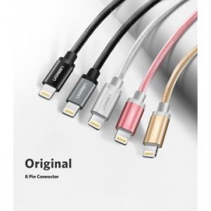 Ugreen 30587 Lightning To Usb2.0 Sync & Charging Cable 1m  Gold