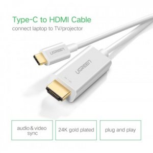 Ugreen 30841 Usb-c To Hdmi Cable 1.5m