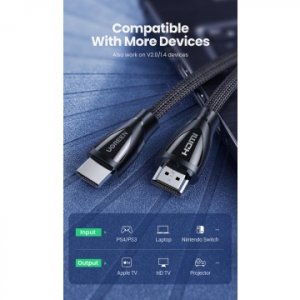 Ugreen 80401 8k Ultra Hd Hdmi 2.1 Cable 1m