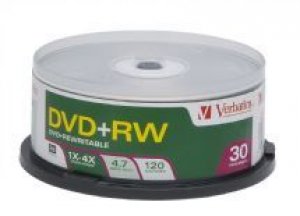 Verbatim DVD+RW 4.7GB 4x 30 pack Spindle (94834)