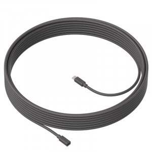 Logitech Meetup Conference Camera 10m Extension Cable For Expansion Microphone